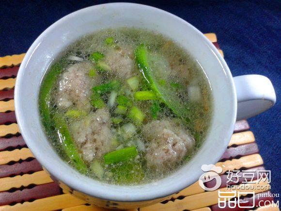 丝瓜肉丸汤