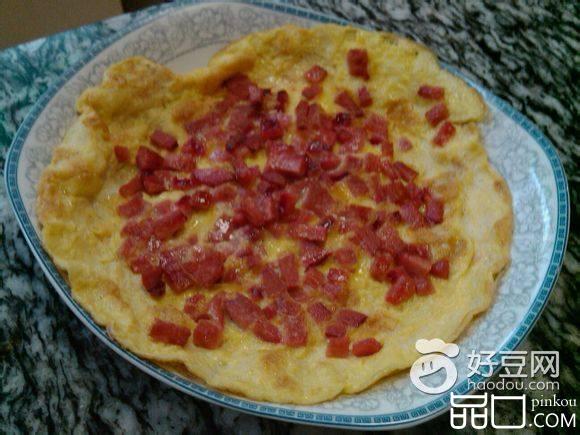 红肠鸡蛋饼