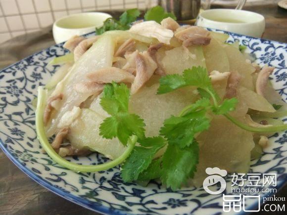 鸡丝炒冬瓜