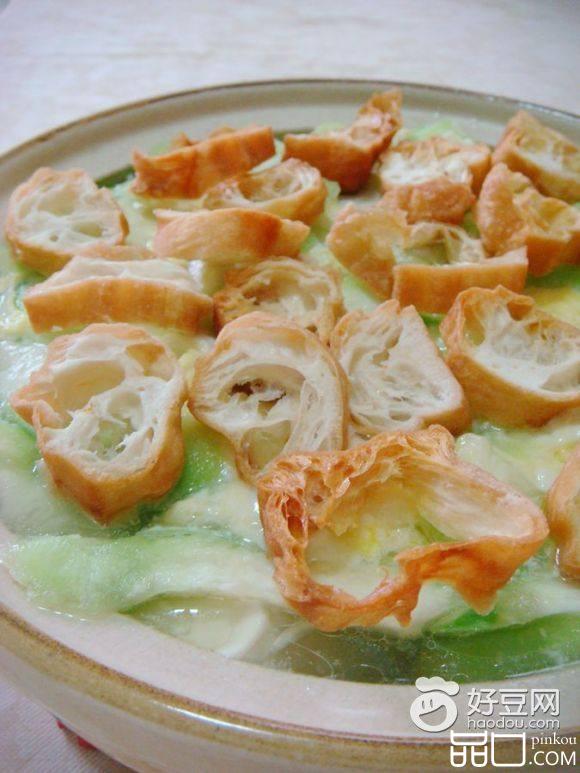 丝瓜豆腐蛋花汤