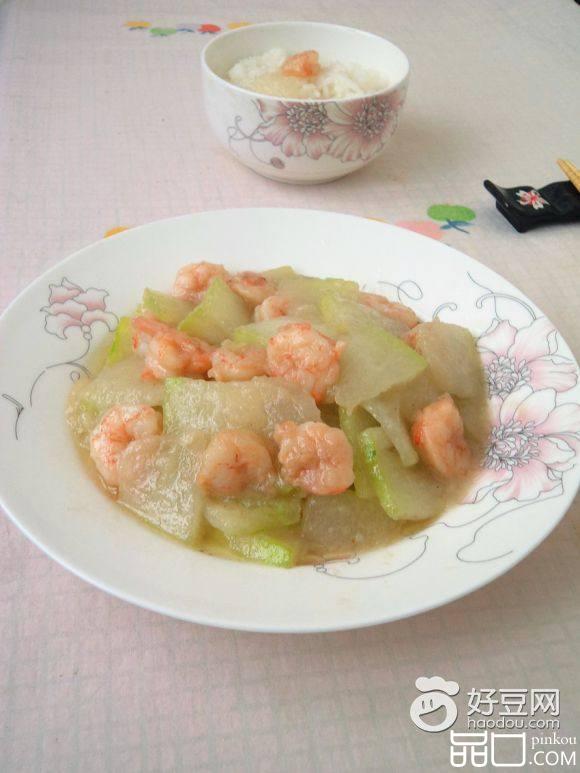 虾仁炒冬瓜