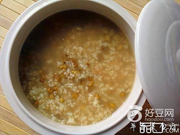 绿豆米粥