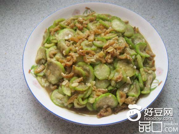 海米炒丝瓜片