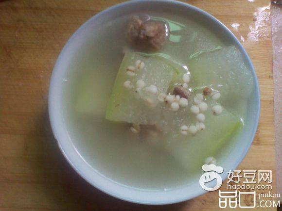 薏米冬瓜龙骨汤