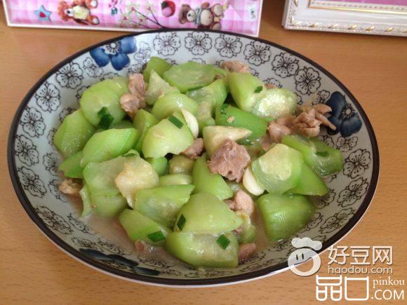 丝瓜炒鸡丁
