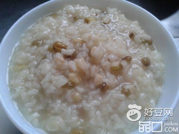 小麦绿豆粥