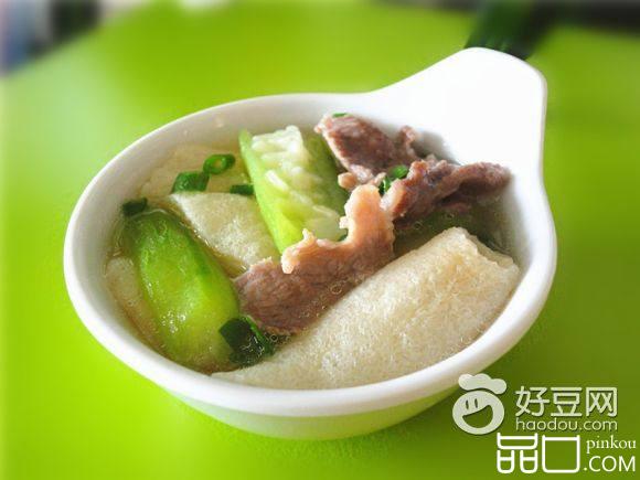 丝瓜浸竹荪