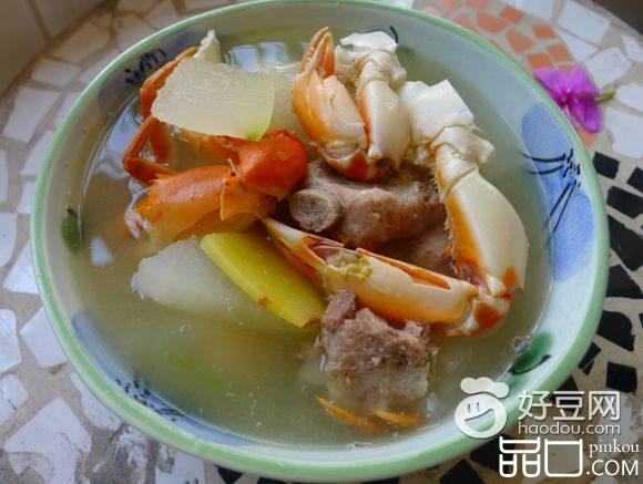 冬瓜排骨螃蟹汤