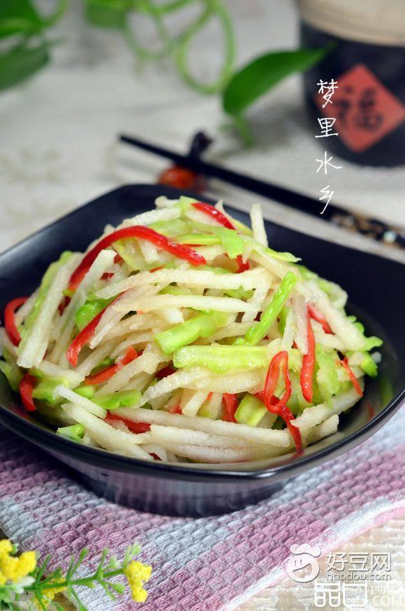 生梨拌苦瓜