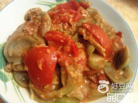 丝瓜炒西红柿
