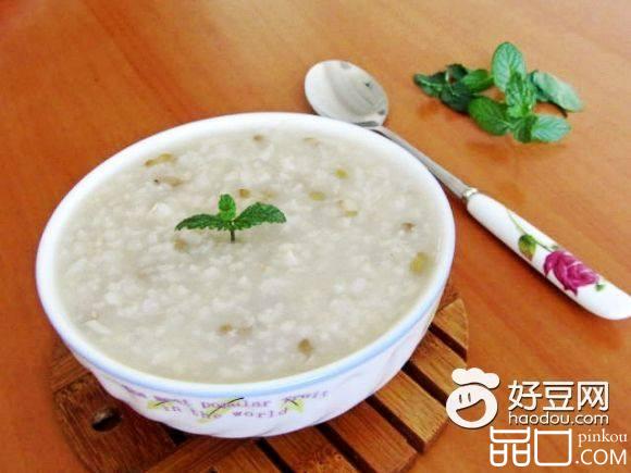 清凉绿豆粥