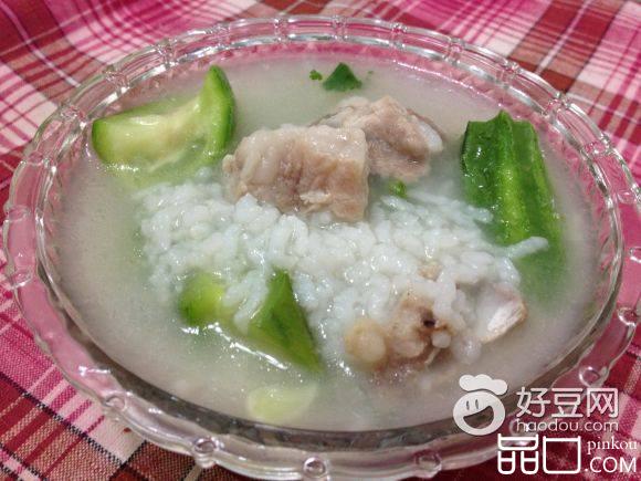 丝瓜瑶柱排骨粥