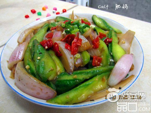 丝瓜炒洋葱