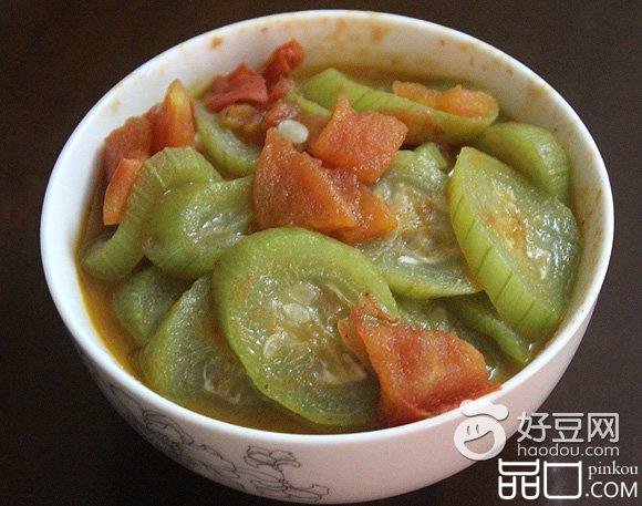 丝瓜炒番茄
