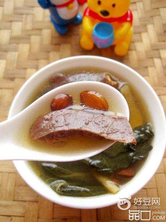 杏仁猪肺菜干汤