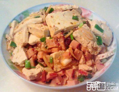 火腿炖豆腐