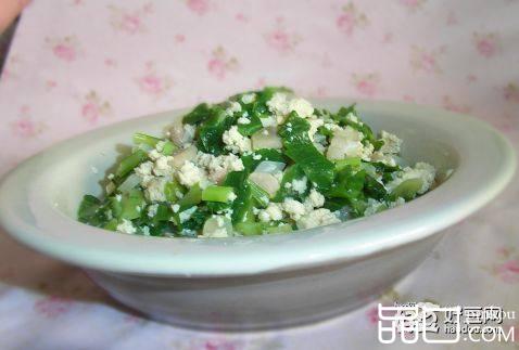小白菜菜豆腐