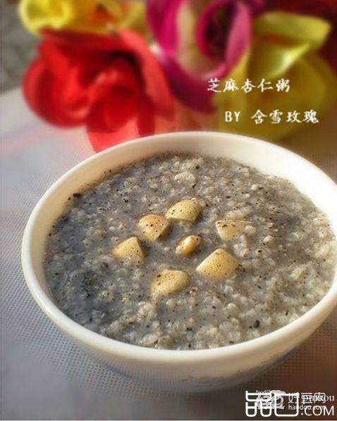 芝麻杏仁粥