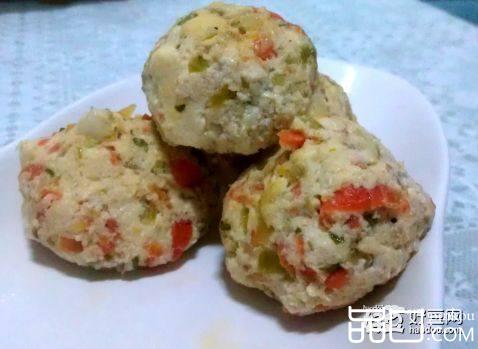 蒸蒸日上蔬菜豆腐丸