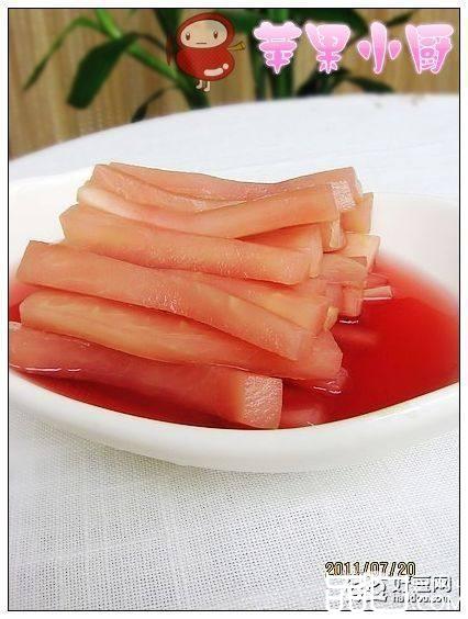 苋汁萝卜条