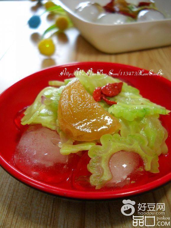 蜜姜枸杞冰镇苦瓜