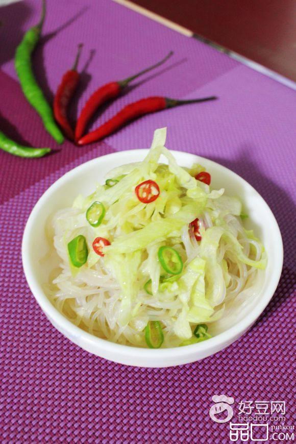生菜拌粉丝
