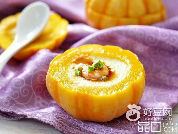 南瓜蒸蛋羹