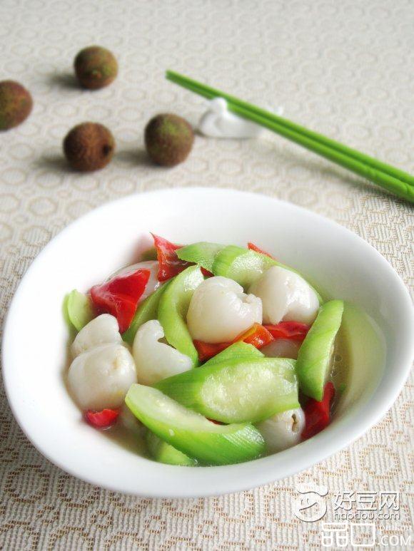 荔枝炒丝瓜