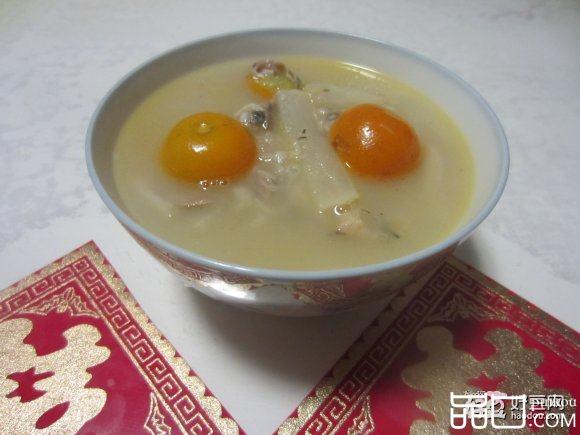 萝卜鲫鱼金桔汤