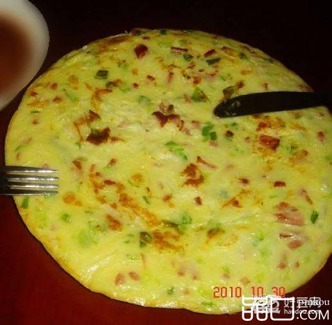 火腿蔬菜蛋饼