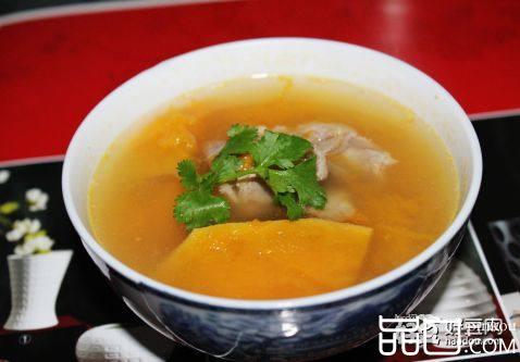 南瓜肉片汤