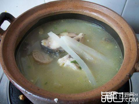萝卜丝斑鱼汤