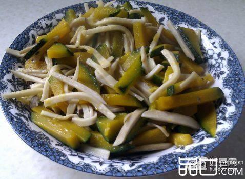 南瓜杏鲍菇
