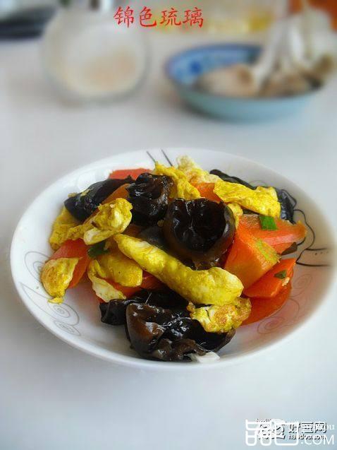 胡萝卜木耳炒鸡蛋