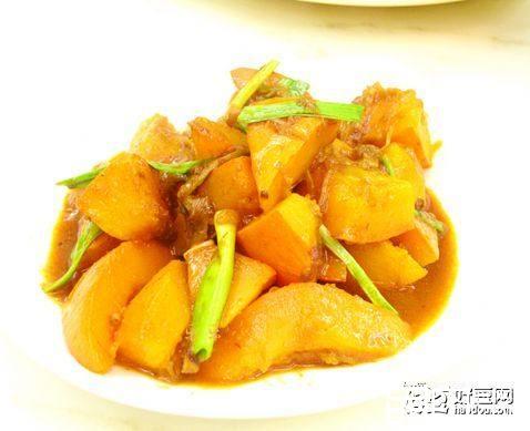 青蒜焖南瓜