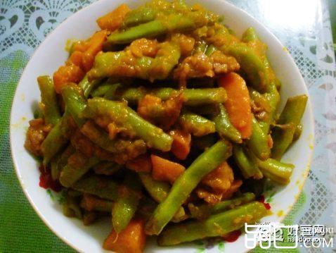 豆角炖南瓜