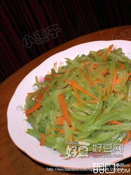 莴笋胡萝卜丝