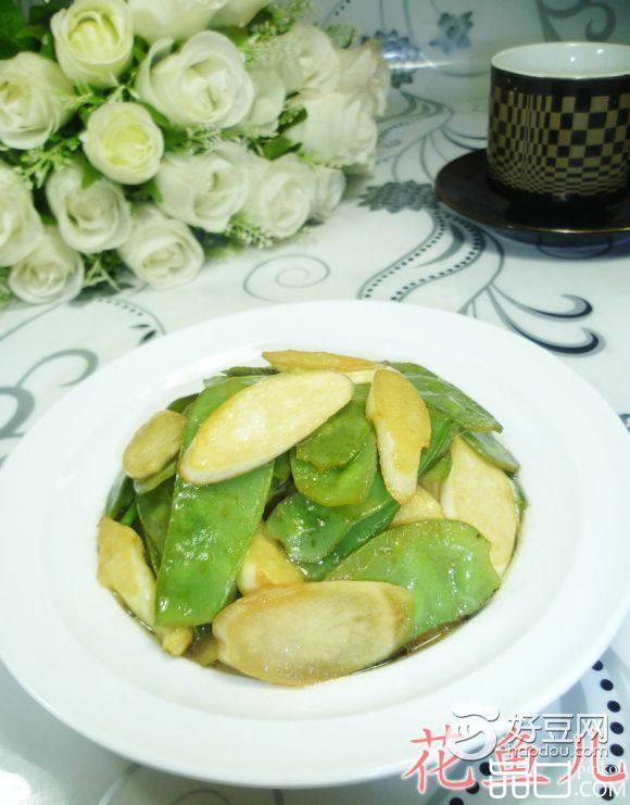 扁豆炒茭白
