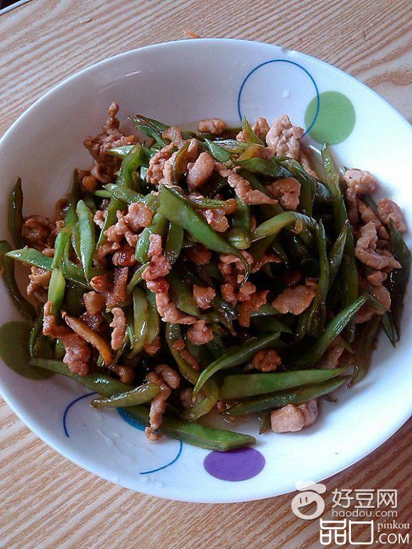 扁豆炒肉丝