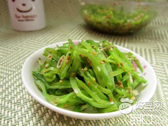 凉拌扁豆丝