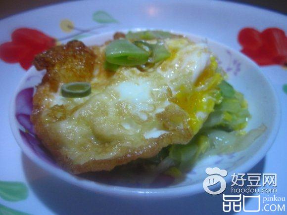 蚝油扁豆荷包蛋