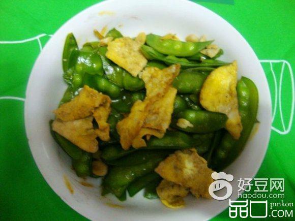 鸡蛋炒扁豆