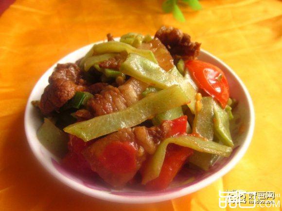 酱肉扁豆丝