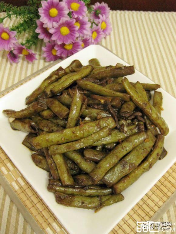 肉丝炒扁豆
