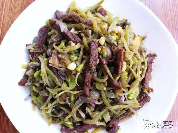 扁豆炒牛肉
