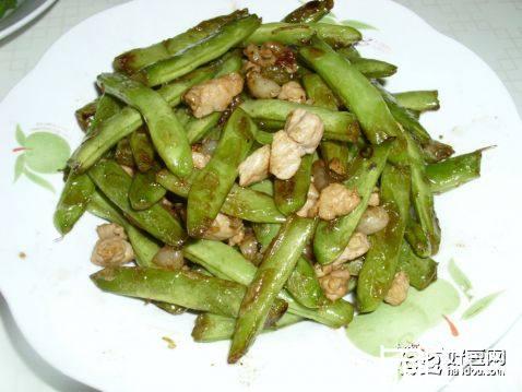 干煸肉粒扁豆