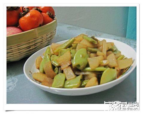 扁豆萝卜片