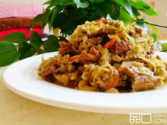 东北酸菜炒肉