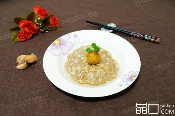 蒜香咸蛋肉饼