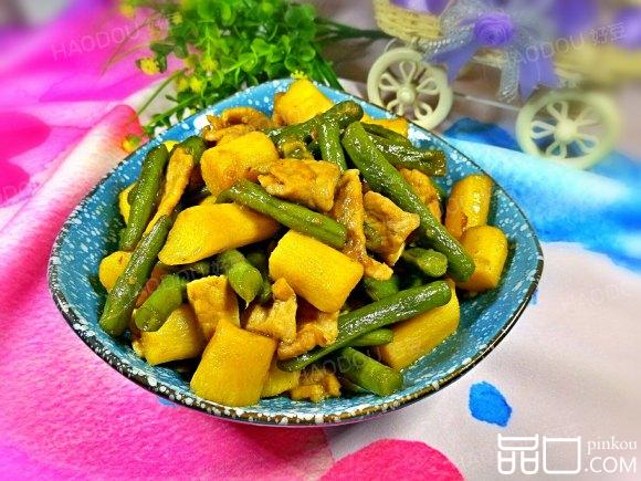 豆角山药炖肉